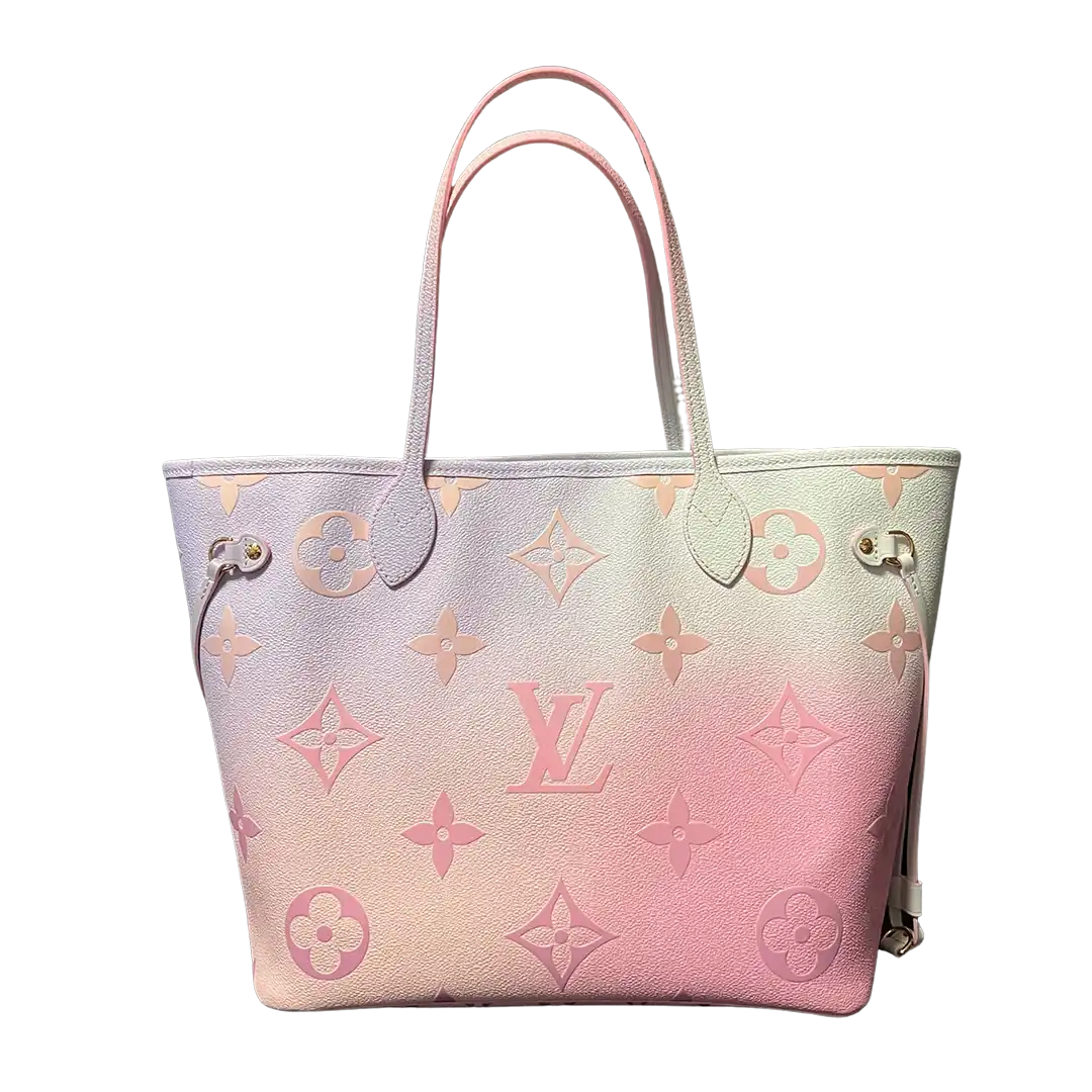 Louis Vuitton Neverfull MM Sunrise Pastell Handtasche Fullset / neuwertig Louis Vuitton