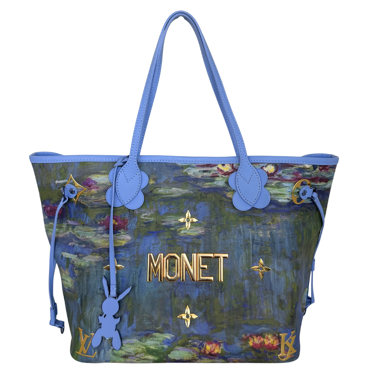 Louis Vuitton x Jeff Koons Neverfull MM Masters Monet Fullset / neuwertig Louis Vuitton