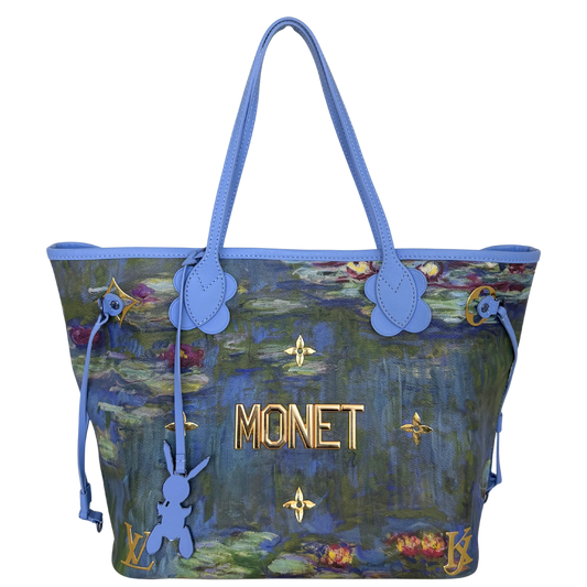 Louis Vuitton x Jeff Koons Neverfull MM Masters Monet Fullset / neuwertig Louis Vuitton