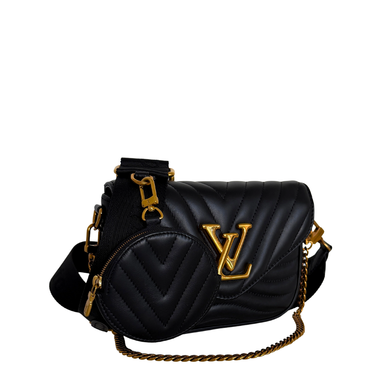 Louis Vuitton New Wave Multi Pochette Leder Fullset / sehr gut Louis Vuitton