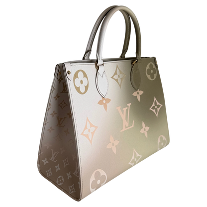 Louis Vuitton OnTheGo MM Spring in the City Empreinte Khaki Beige – Ansicht 2