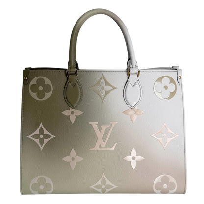Louis Vuitton OnTheGo MM Spring in the City Empreinte Khaki Beige – Ansicht 4