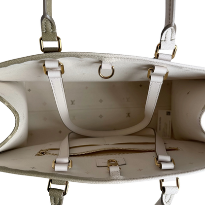 Louis Vuitton OnTheGo MM Spring in the City Empreinte Khaki Beige – Ansicht 6