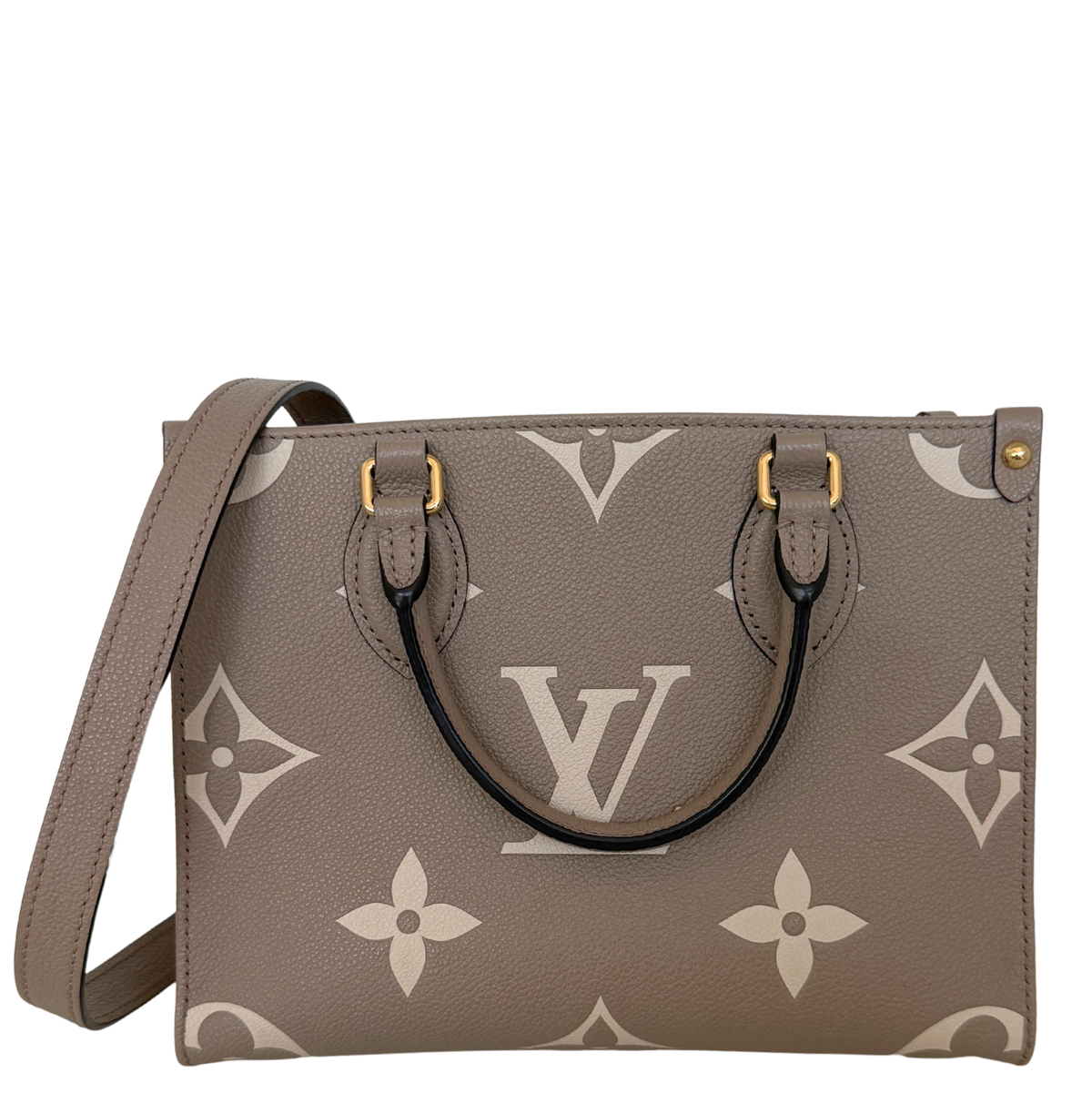Louis Vuitton OnTheGo PM Monogram Empreinte Tourterelle Fullset / sehr gut Louis Vuitton