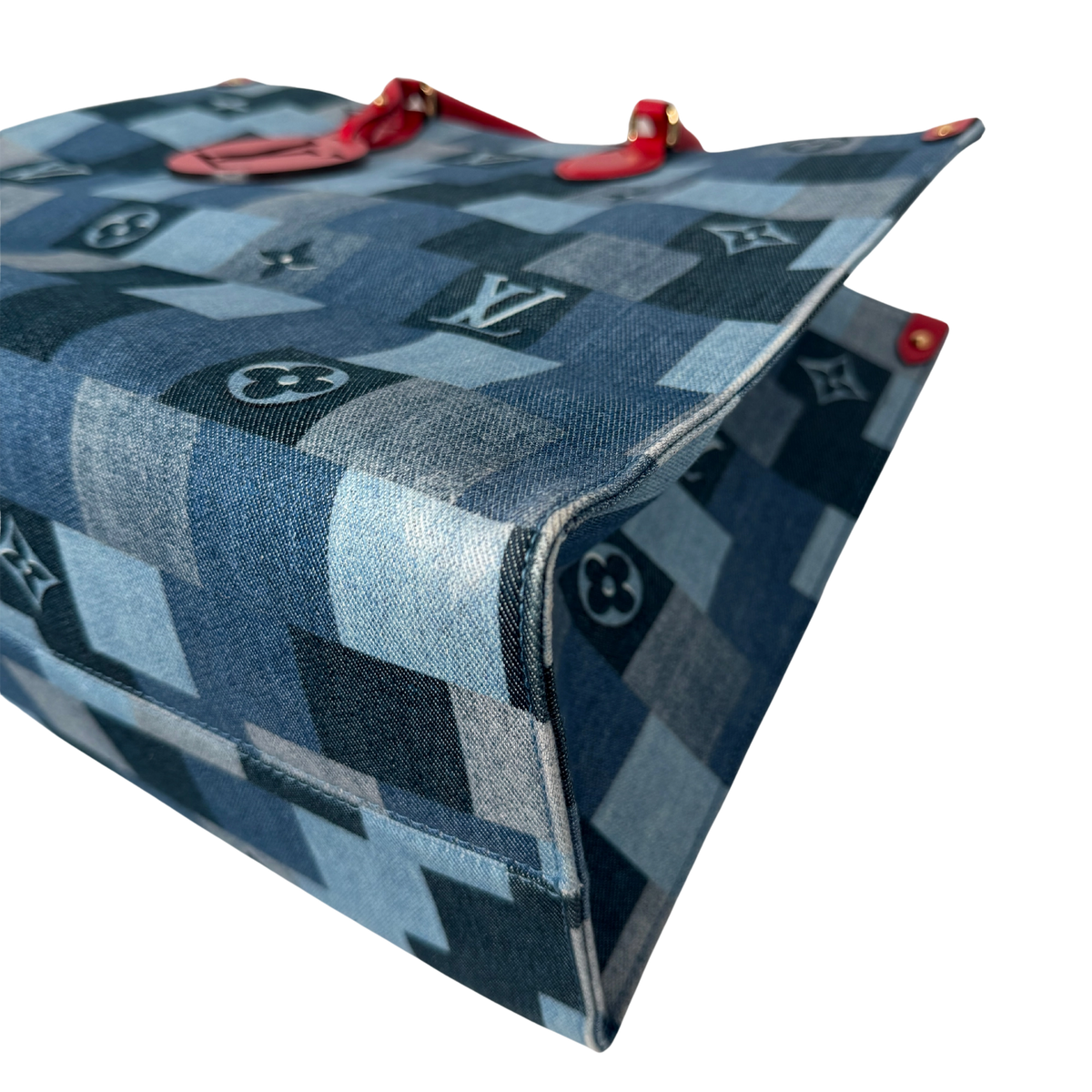 Louis Vuitton Onthego GM Denim Shopper M44992 / sehr gut Louis Vuitton
