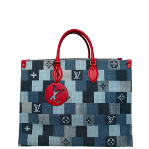 Louis Vuitton Onthego GM Denim Shopper M44992