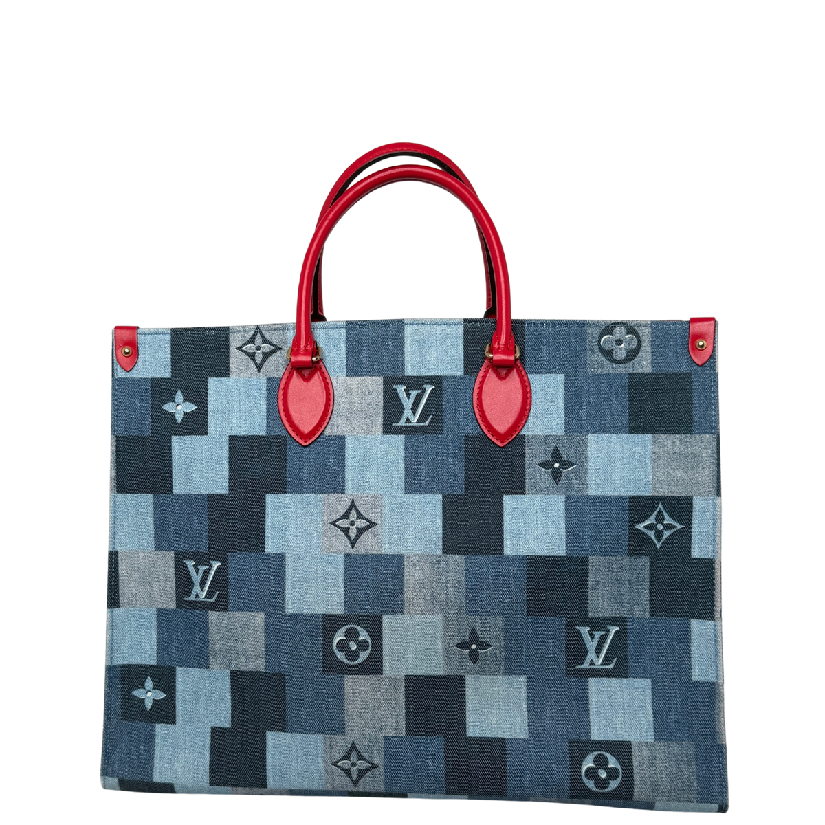 Louis Vuitton Onthego GM Denim Shopper M44992 / sehr gut Louis Vuitton