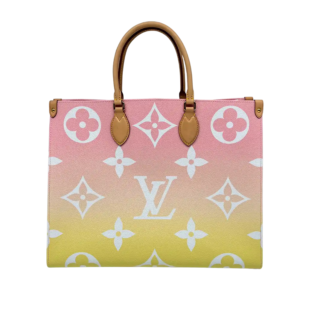 Louis Vuitton Onthego GM by the Pool Gradient Pastel light Pink Fullset / Neu Louis Vuitton