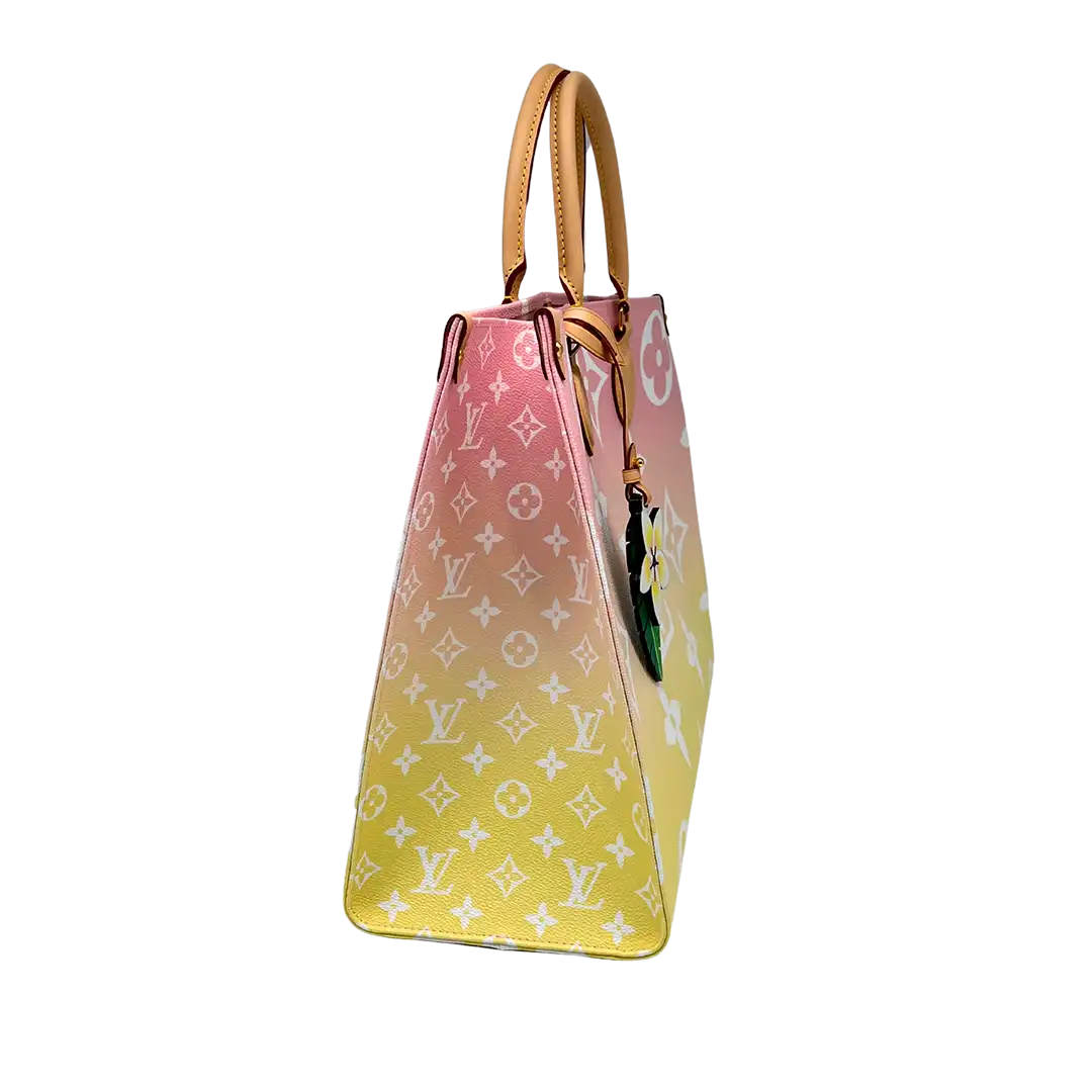 Louis Vuitton Onthego GM by the Pool Gradient Pastel light Pink Fullset / Neu Louis Vuitton