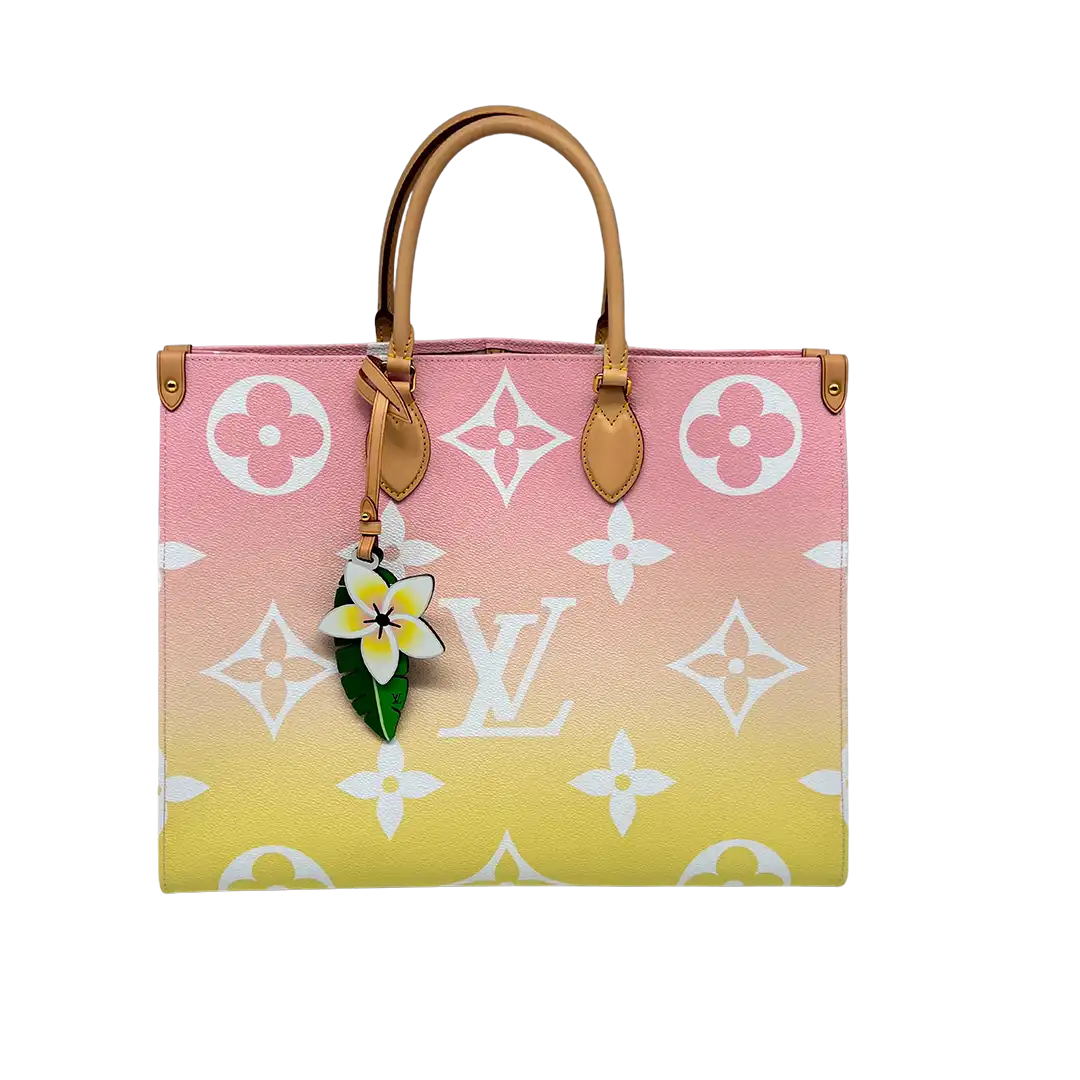 Louis Vuitton Onthego GM by the Pool Gradient Pastel light Pink Fullset / Neu Louis Vuitton