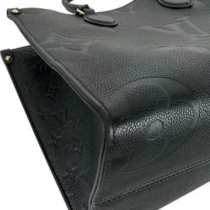 Louis Vuitton OnTheGo MM Monogram Empreinte Leer Zwart Goud