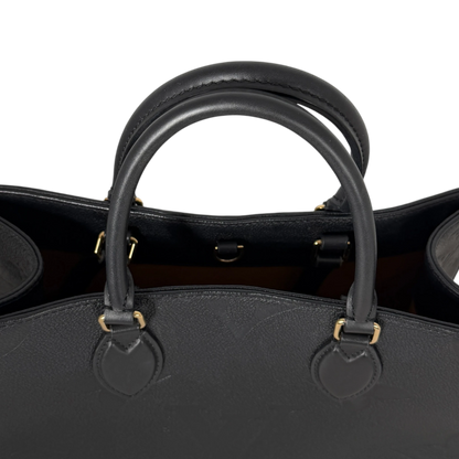 Louis Vuitton OnTheGo MM Monogram Empreinte Leer Zwart Goud