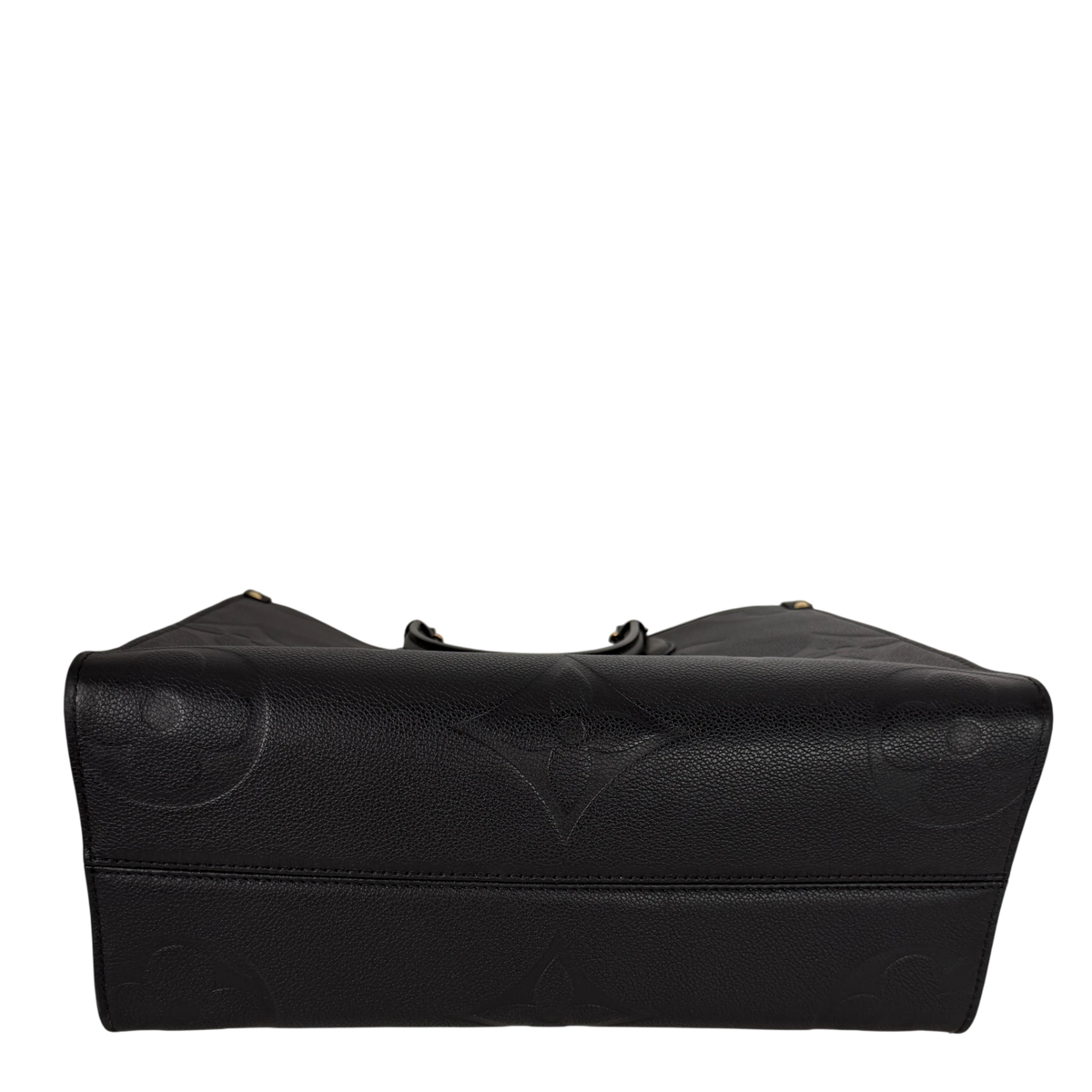 Louis Vuitton OnTheGo MM Monogram Empreinte Leer Zwart Goud