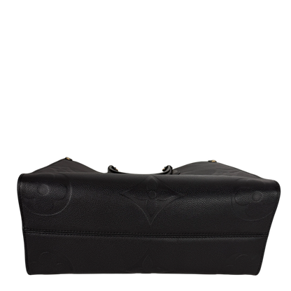 Louis Vuitton OnTheGo MM Monogram Empreinte Leer Zwart Goud