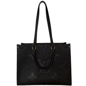 Louis Vuitton Onthego MM Empreinte Leer zwart M45595