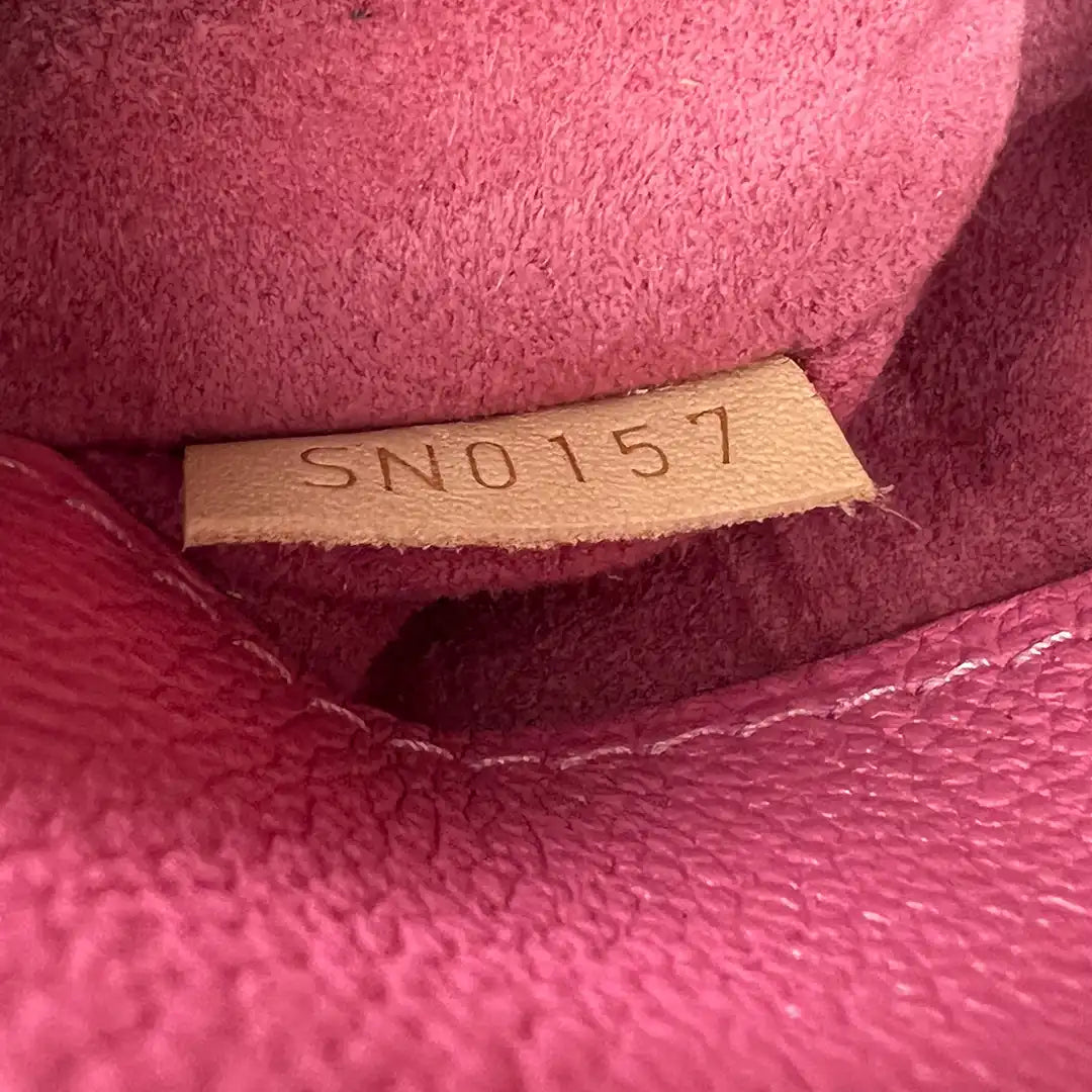 Louis Vuitton Pallas BB Handtasche Monogram Canvas Pink / sehr gut Louis Vuitton