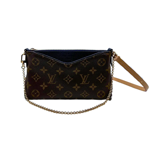 Louis Vuitton Pallas Clutch Marine Monogram Canvas