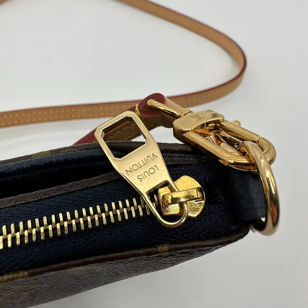 Louis Vuitton Pallas Clutch Marine Monogram Canvas / neuwertig Louis Vuitton