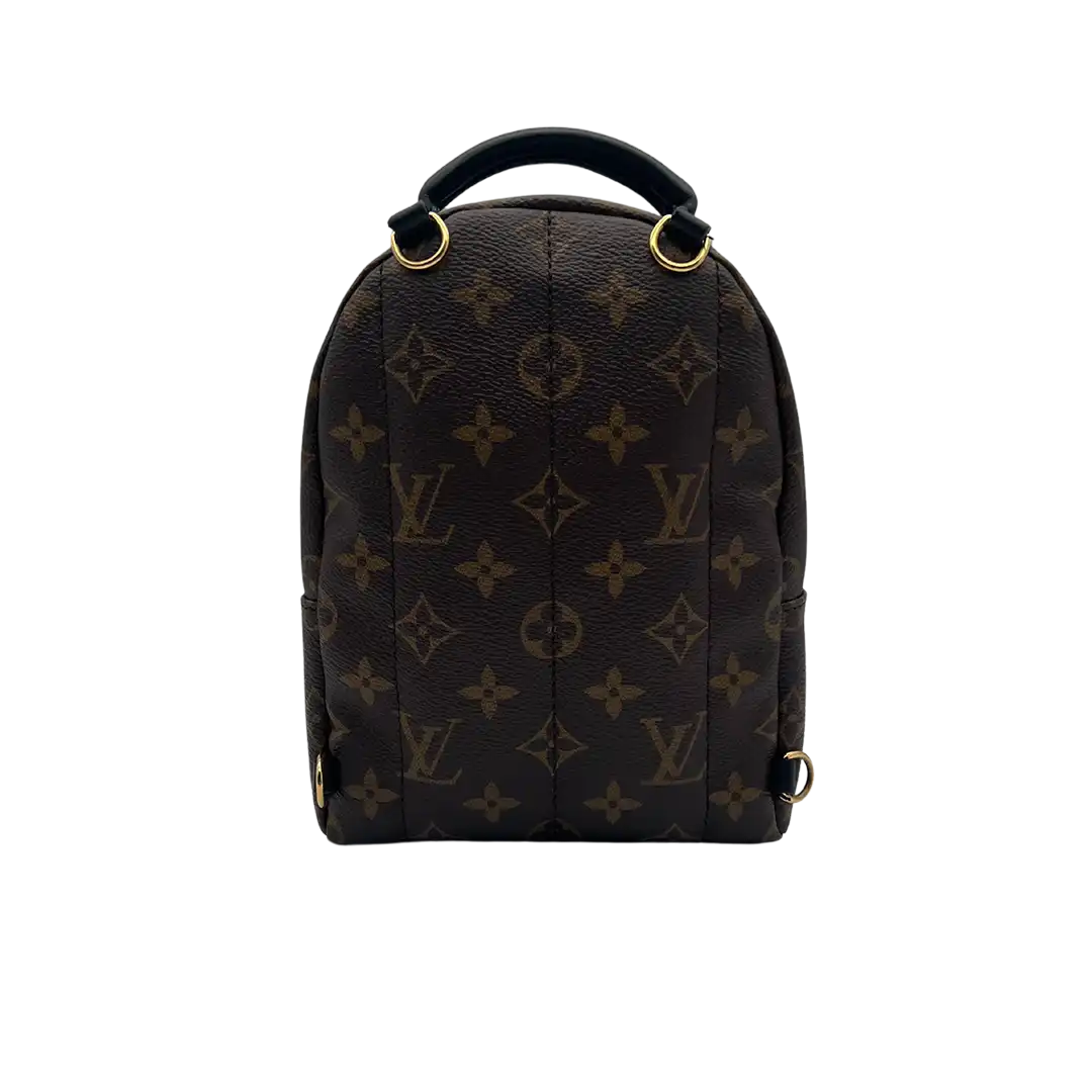 Louis Vuitton Palm Springs Mini Rucksack Monogram Canvas Fullset / sehr gut Louis Vuitton
