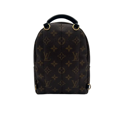 Louis Vuitton Palm Springs Mini Rucksack Monogram Canvas Fullset / sehr gut Louis Vuitton