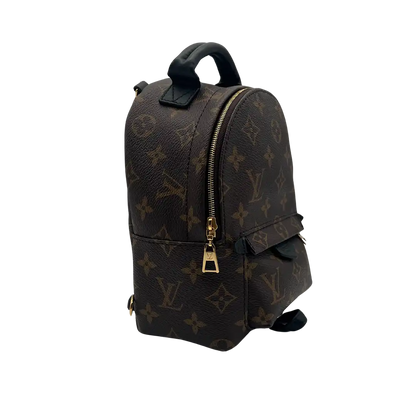 Louis Vuitton Palm Springs Mini Rucksack Monogram Canvas Fullset / sehr gut Louis Vuitton