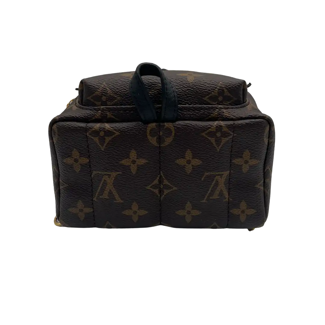 Louis Vuitton Palm Springs Mini Rucksack Monogram Canvas Fullset / sehr gut Louis Vuitton