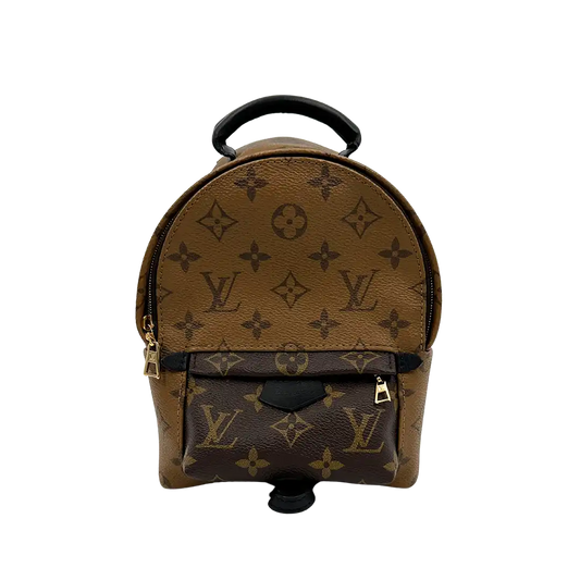 Louis Vuitton Palm Springs Mini Rucksack Reverse Monogram Fullset / sehr gut Louis Vuitton