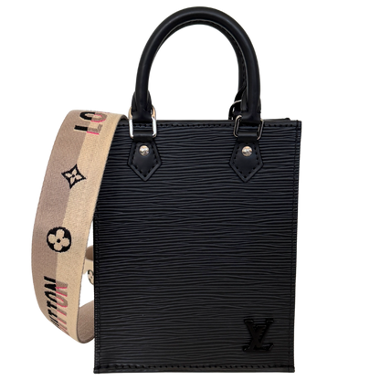 Louis Vuitton Petit Sac Plat Epi Leder schwarz  M81238 Fullset / neuwertig Louis Vuitton