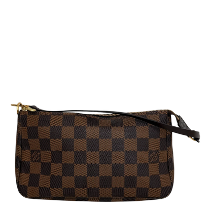 Louis Vuitton Pochette Accessoires Damier Ebène Canvas Braun Gold 2007 Louis Vuitton