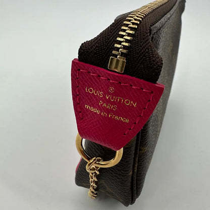 Louis Vuitton Pochette Accessories Giraffe Xmas M62087 braun/pink Fullset / neuwertig Louis Vuitton