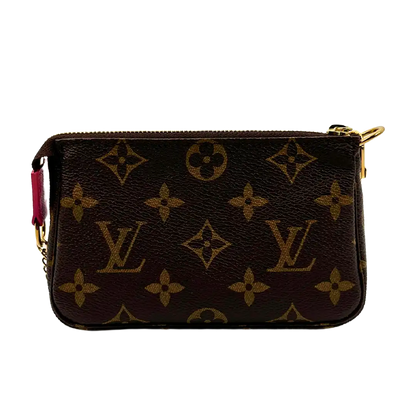 Louis Vuitton Pochette Accessories Giraffe Xmas M62087 braun/pink Fullset / neuwertig Louis Vuitton