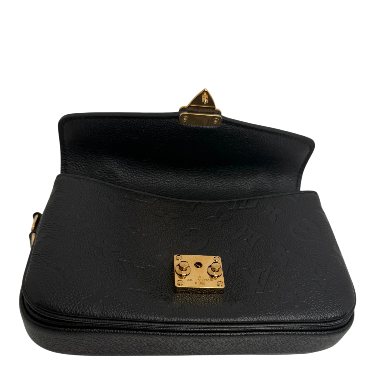 Louis Vuitton Pochette Métis East West Empreinte Leder schwarz / sehr gut Louis Vuitton