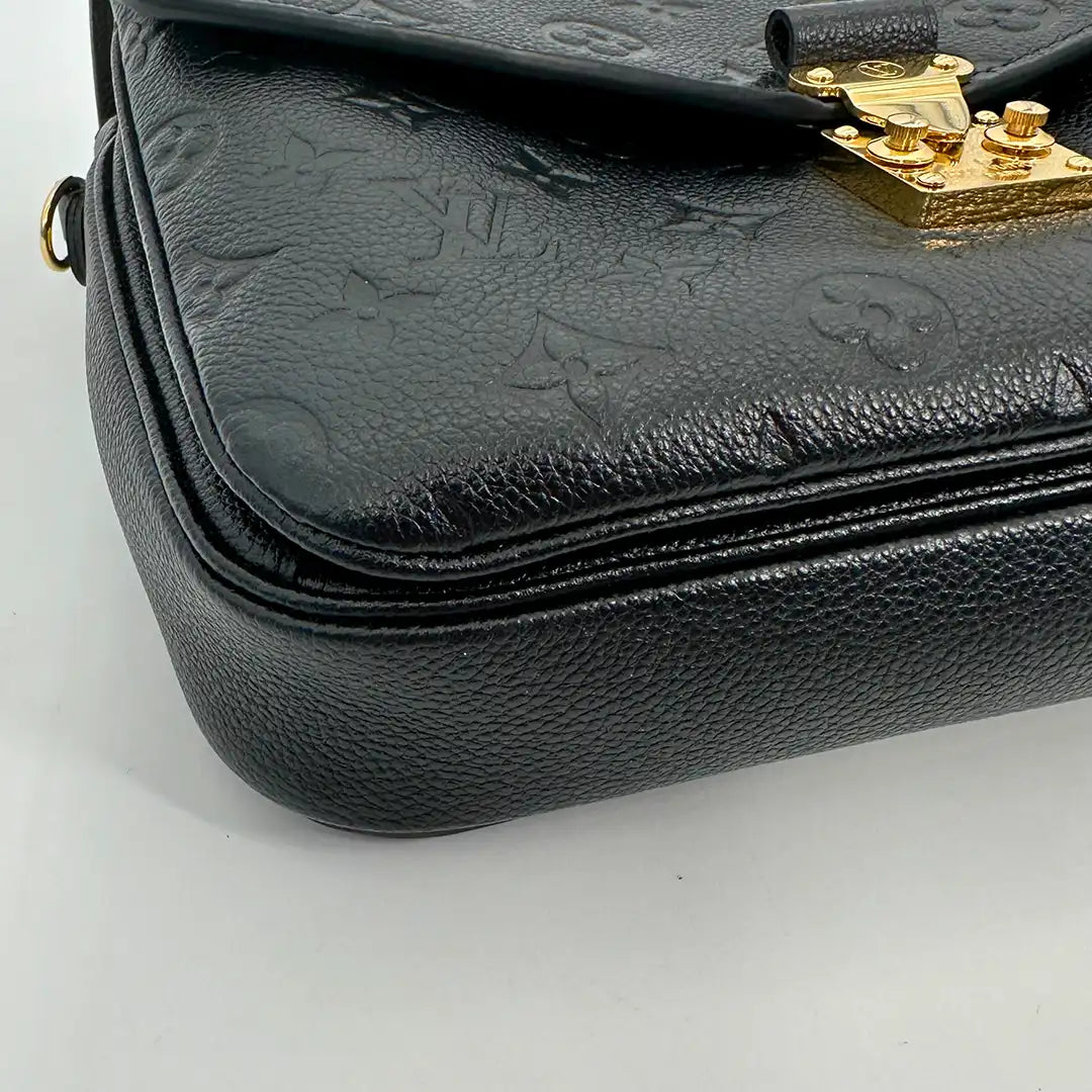 Louis Vuitton Pochette Métis Empreinte Leder schwarz M41487 Fullset / sehr gut Louis Vuitton
