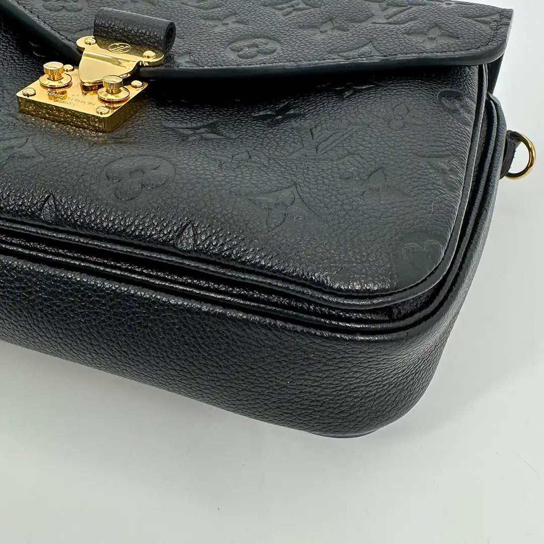 Louis Vuitton Pochette Métis Empreinte Leder schwarz M41487 Fullset / sehr gut Louis Vuitton
