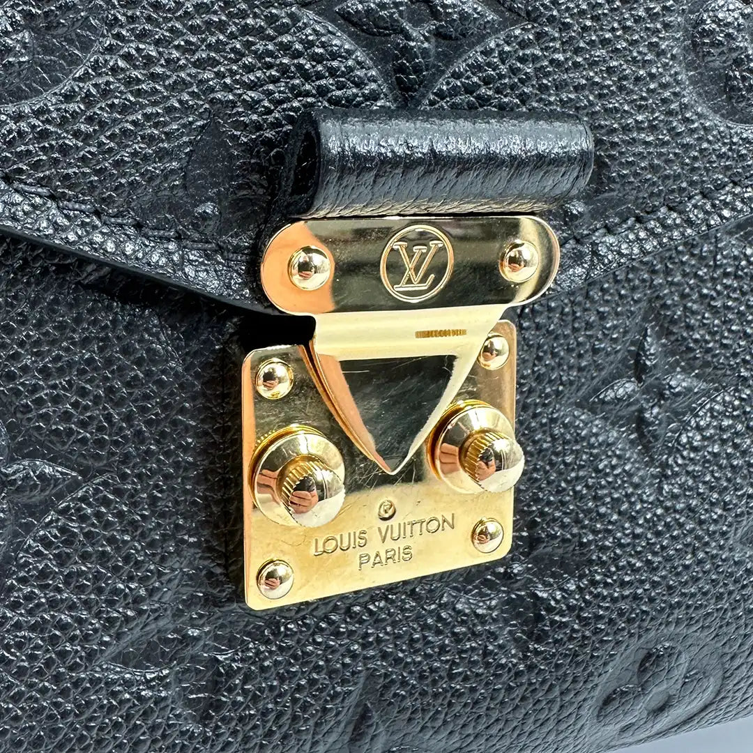 Louis Vuitton Pochette Métis Empreinte Leder schwarz M41487 Fullset / sehr gut Louis Vuitton