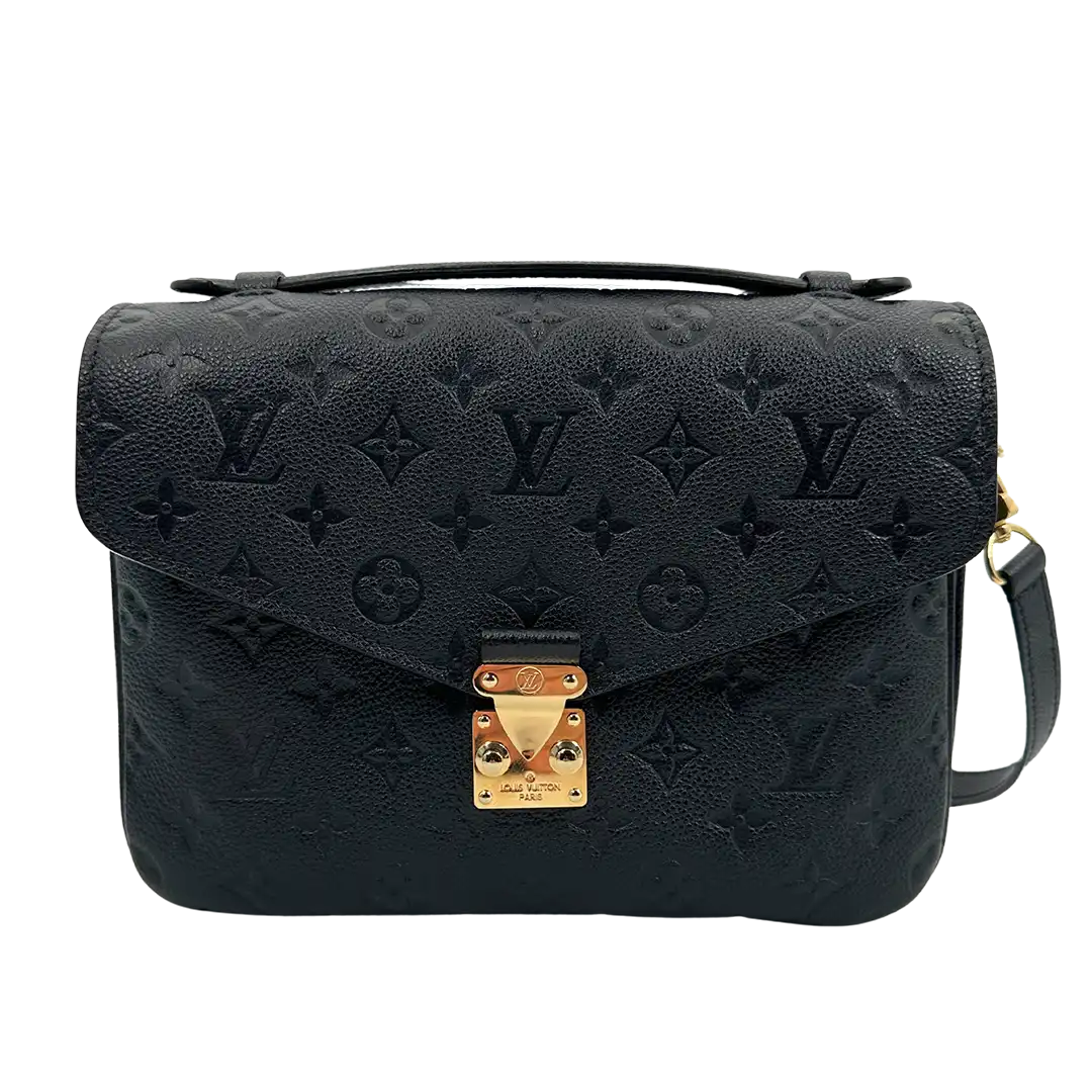 Louis Vuitton Pochette Métis Empreinte Leder schwarz M41487 Fullset / sehr gut Louis Vuitton