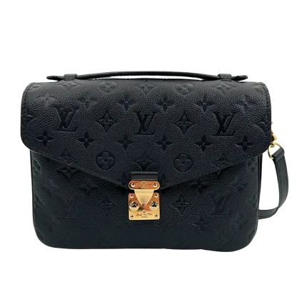 Louis Vuitton Pochette Métis Empreinte Leder schwarz M41487 Fullset / sehr gut Louis Vuitton