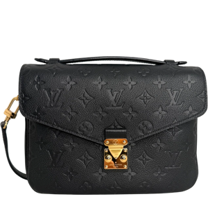 Louis Vuitton Pochette Métis Empreinte Leer M41487 Zwart