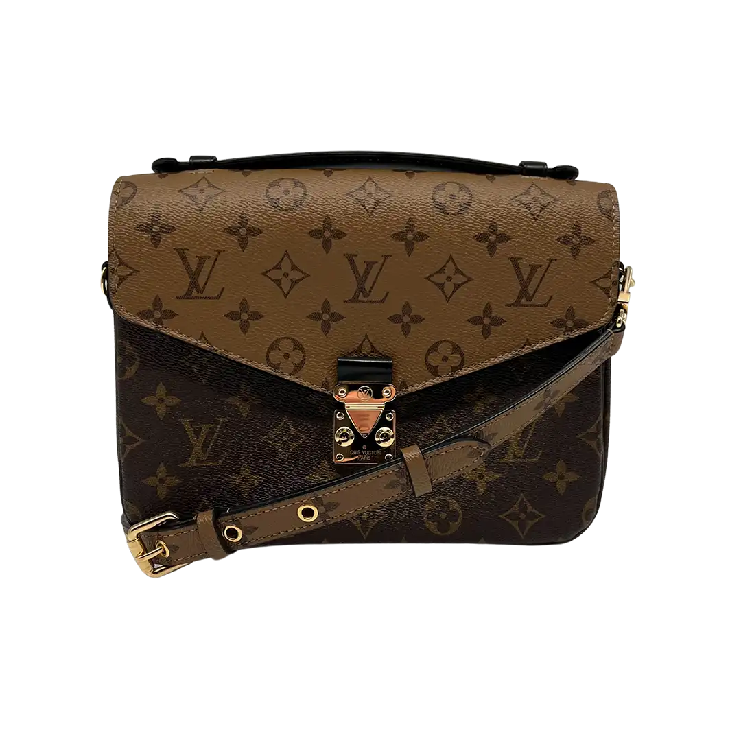 Louis Vuitton Pochette Métis Monogram Reverse Canvas Fullset / ungetragen Louis Vuitton