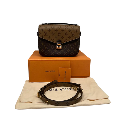 Louis Vuitton Pochette Métis Monogram Reverse Canvas Fullset / ungetragen Louis Vuitton