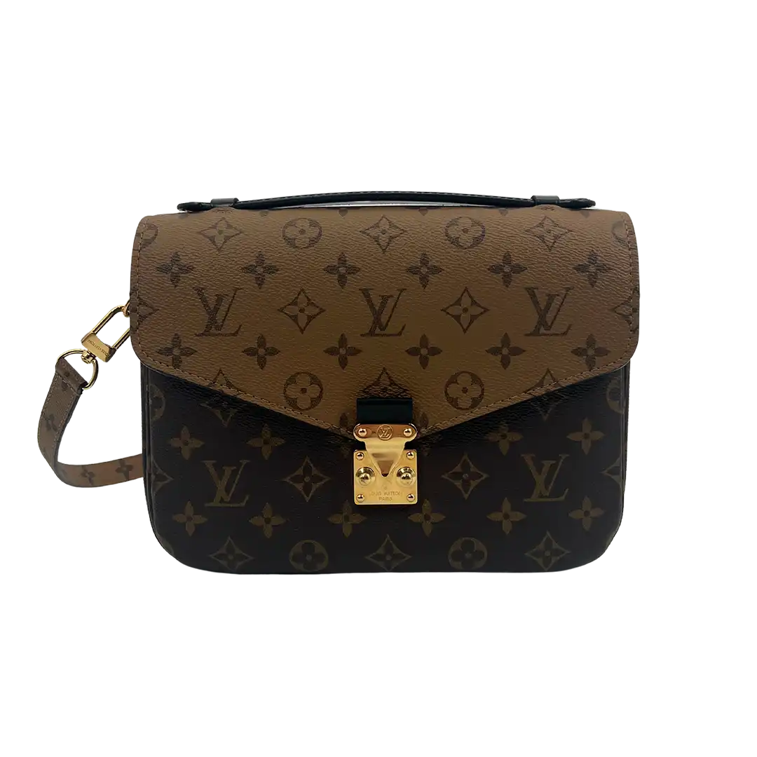Louis Vuitton Pochette Métis Monogram Reverse Canvas M44876  / sehr gut Louis Vuitton