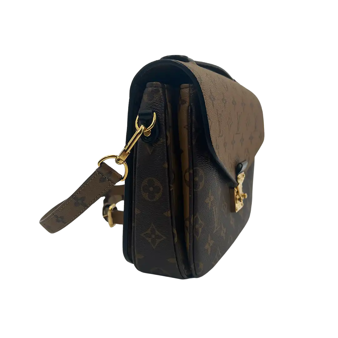 Louis Vuitton Pochette Métis Monogram Reverse Canvas M44876  / sehr gut Louis Vuitton