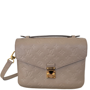 Louis Vuitton Pochette Métis Empreinte leer tourterelle