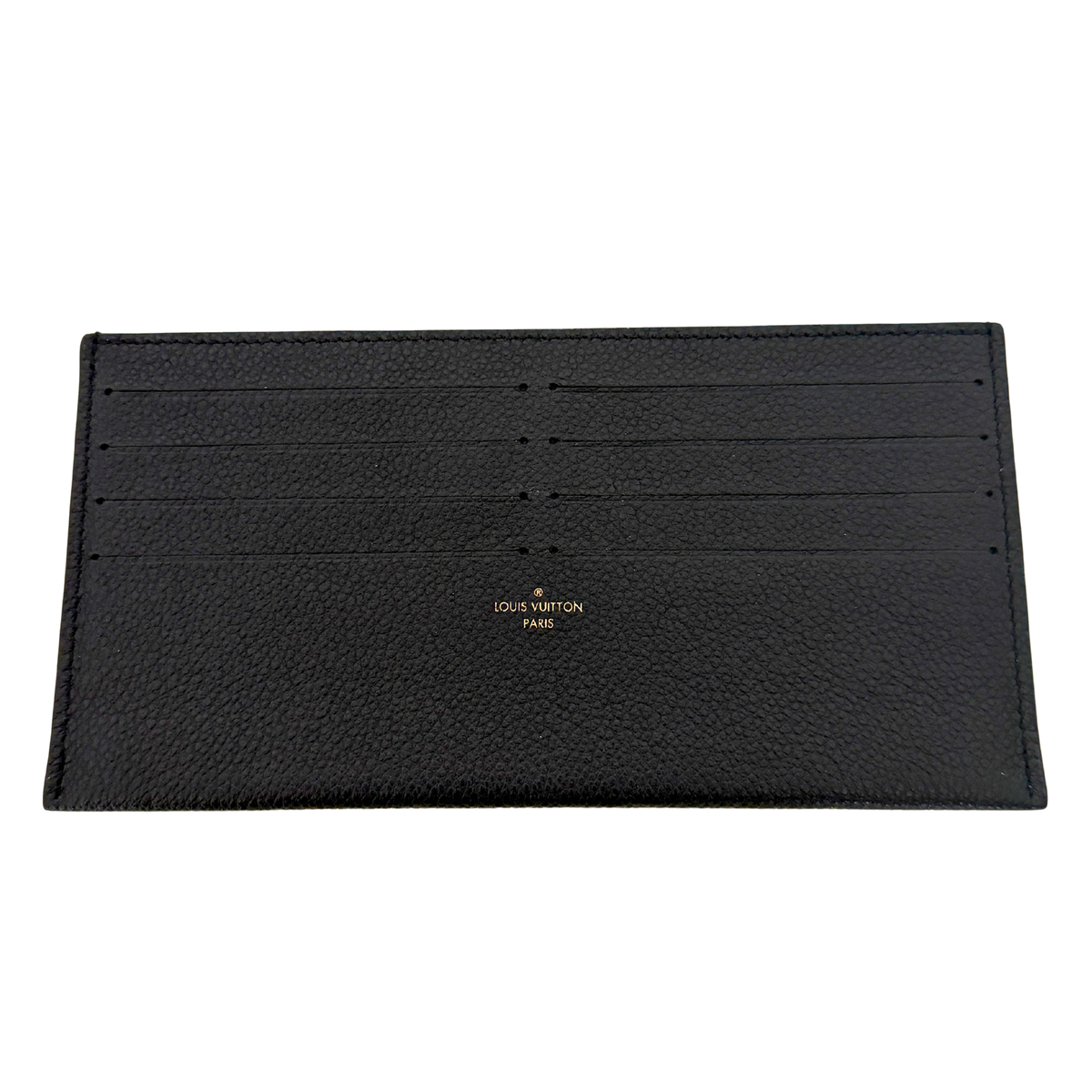 Louis Vuitton Félicie Pochette Empreinte Leder schwarz Fullset / sehr gut Louis Vuitton