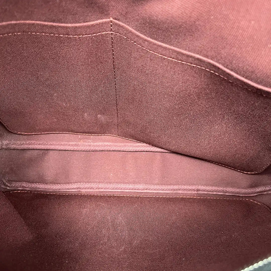 Louis Vuitton Porte Documents Voyage Monogram Macassar PM braun / sehr gut Louis Vuitton
