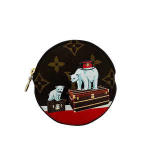 Louis Vuitton ronde portemonnee ijsberen XMAS 2017 M62088