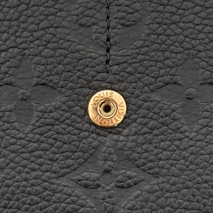 Louis Vuitton Sarah Geldbörse Monogram Empreinte M61182 Schwarz / sehr gut Louis Vuitton