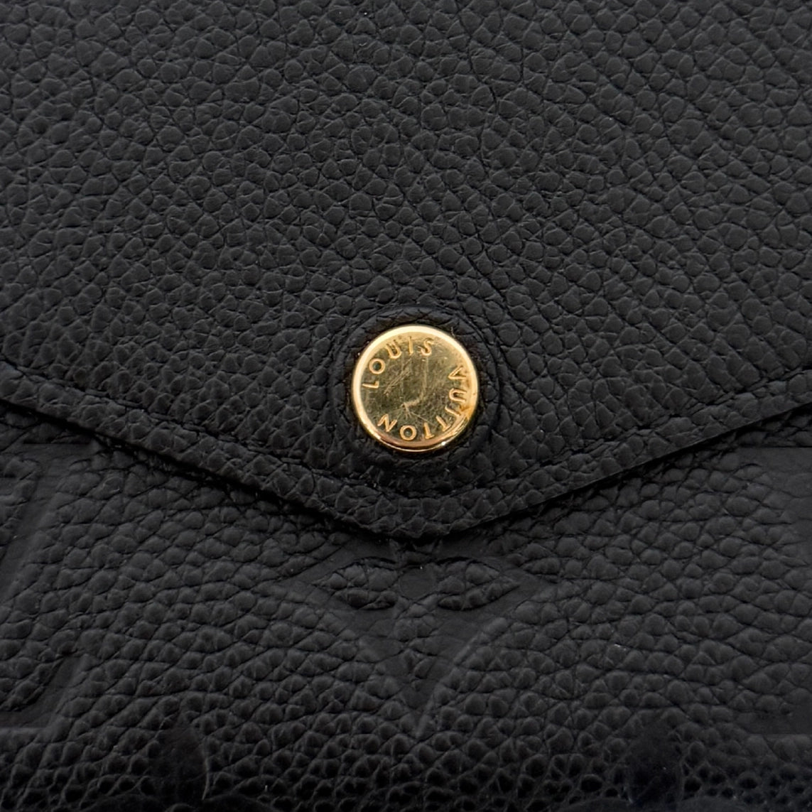 Louis Vuitton Sarah Geldbörse Monogram Empreinte M61182 Schwarz / sehr gut Louis Vuitton