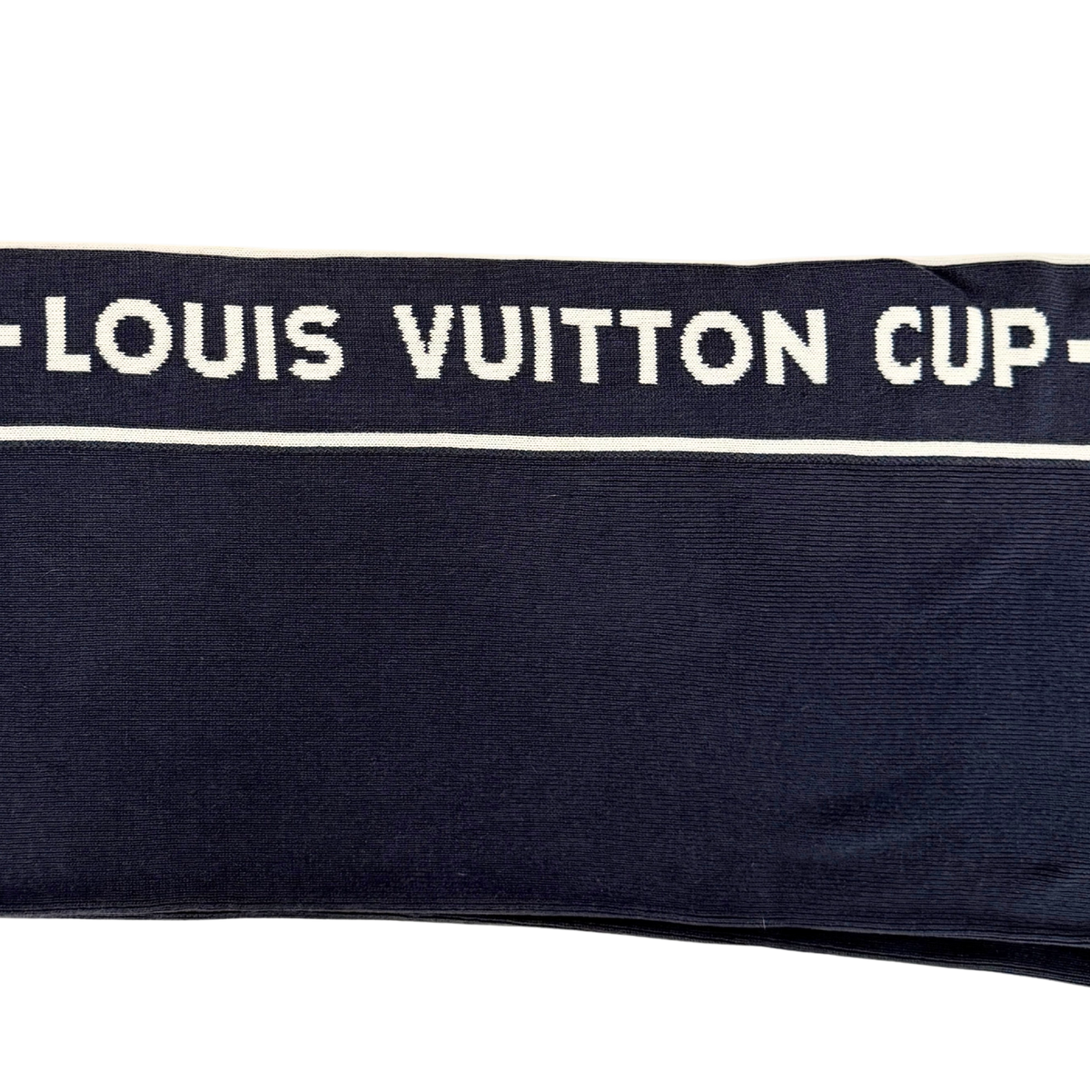 Louis Vuitton Cup Schal Dunkelblau  / sehr gut Louis Vuitton