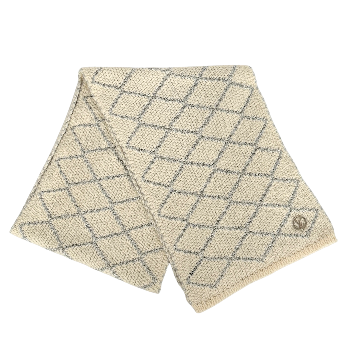 Louis Vuitton Strickschal Creme Beige  / sehr gut Louis Vuitton